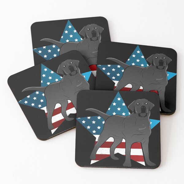 Item preview, Patriotic USA Flag Black Labrador design for Lab Owners design designed and sold by Lisbob.