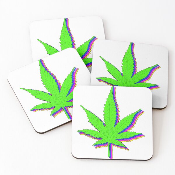 Item preview, trippy weed leaf designed and sold by MDLAD.