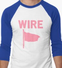 Wire - Pink Flag Men's Baseball ¾ T-Shirt