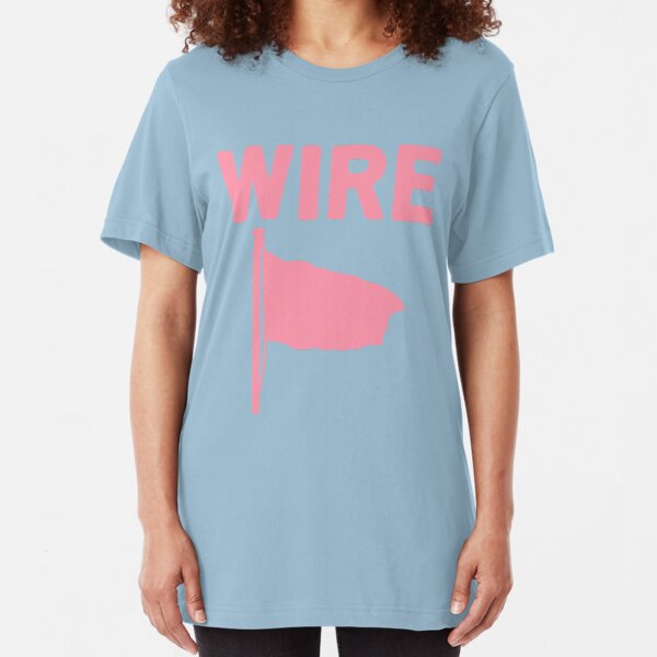 Wire - Pink Flag Slim Fit T-Shirt