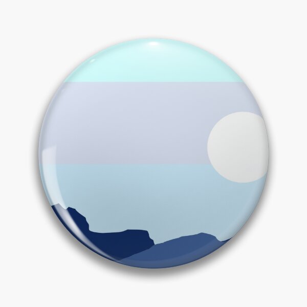 Item preview, Blue Lands Simple Pattern Abstract Blue Circle Pattern -Proud- Repeated Pattern 2020 Sticker Sticker designed and sold by marktorrejos01.