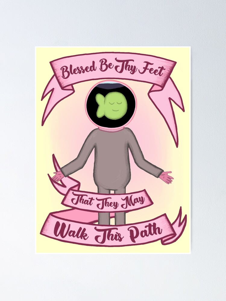 "The Midnight Gospel Fish Bowl Man" Poster for Sale by gougeart