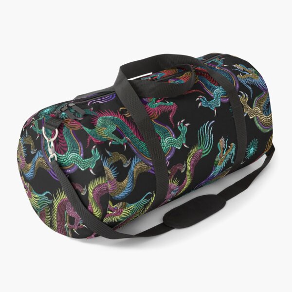 Japanese Dragon Pattern Design Artwork Duffle Bag