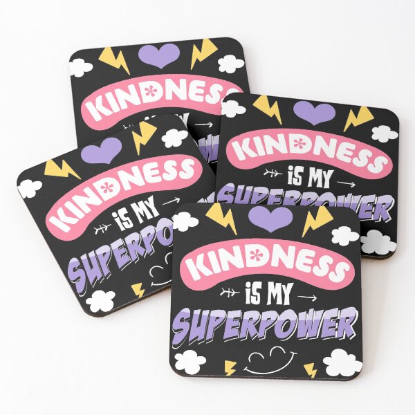 Item preview, Peace Love & Happiness Kindness My Superpower Gift design design designed and sold by Lisbob.