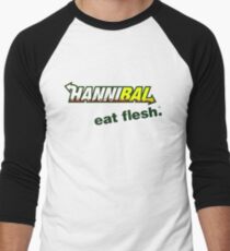 Hannibal "Eat Flesh" Men's Baseball ¾ T-Shirt