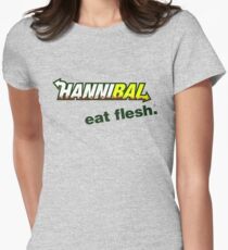 Hannibal "Eat Flesh" Women's Fitted T-Shirt