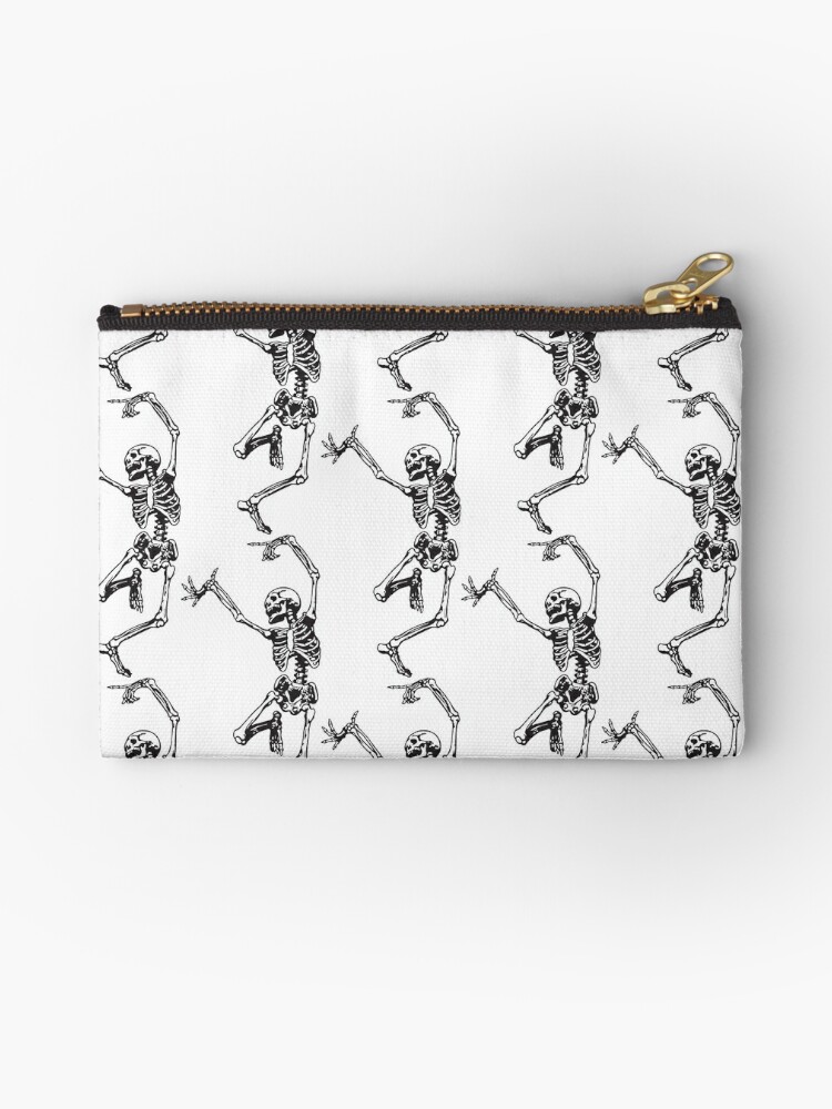 Thumbnail 1 of 4, Zipper Pouch, Dance With Death designed and sold by TheWhiteBear.