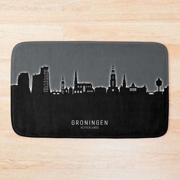 Item preview, Groningen The Netherlands Skyline designed and sold by ArtPrints.