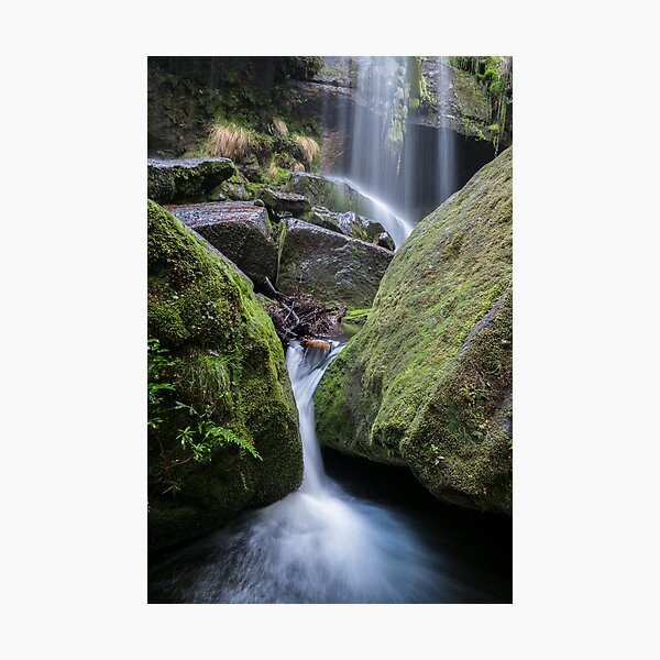 Rinadeena Falls detail, Tasmania a Photographic Print