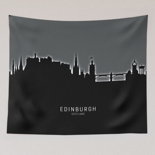 Item preview, Edinburgh Scotland Skyline designed and sold by ArtPrints.
