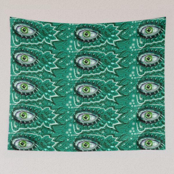 Item preview, The magical eye with traditional folks patterns  designed and sold by jotcar.
