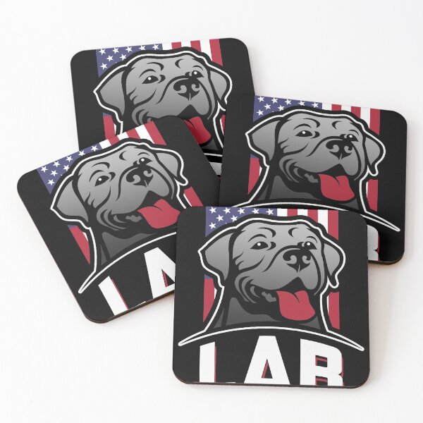 Item preview, Patriotic USA Flag Black Labrador design for Lab Owners print designed and sold by Lisbob.