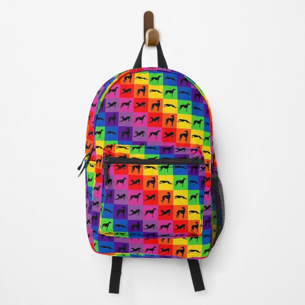 Item preview, Greyhound Rainbow Checkmate designed and sold by GreytGraphicals.
