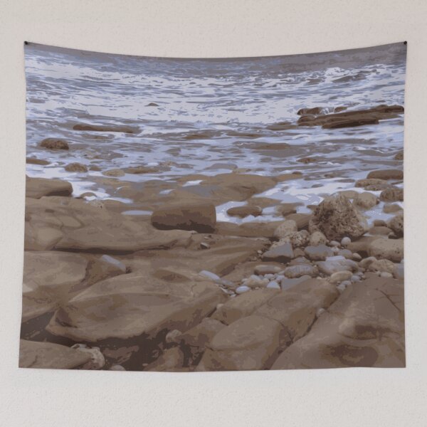 Item preview, Pebble beach at Tynemouth designed and sold by TyneDesigns.