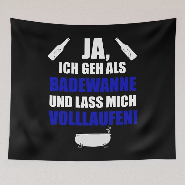 Artikelvorschau, Fasching Kostüm Badewanne Spruch Lustig entworfen und verkauft von Argentini.