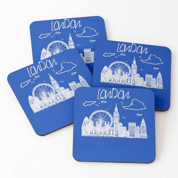 Item preview, London Skyline United Kingdom Pride British Souvenir UK Bus Big Ben Gift designed and sold by TopTeeShop.