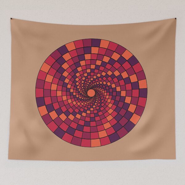 Item preview, Sunset Colors Modern Mosaic  designed and sold by CokeyPanda.
