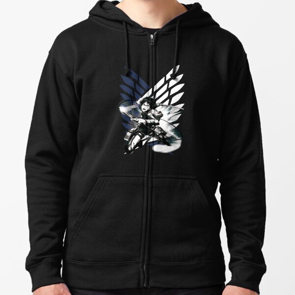 Shingeki no Kyojin - Eren Jaeger Sudadera con capucha y cremallera