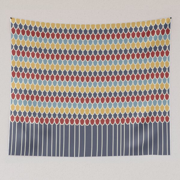 Item preview, Middle Kingdom Rishi feather textile pattern designed and sold by Aakheperure.