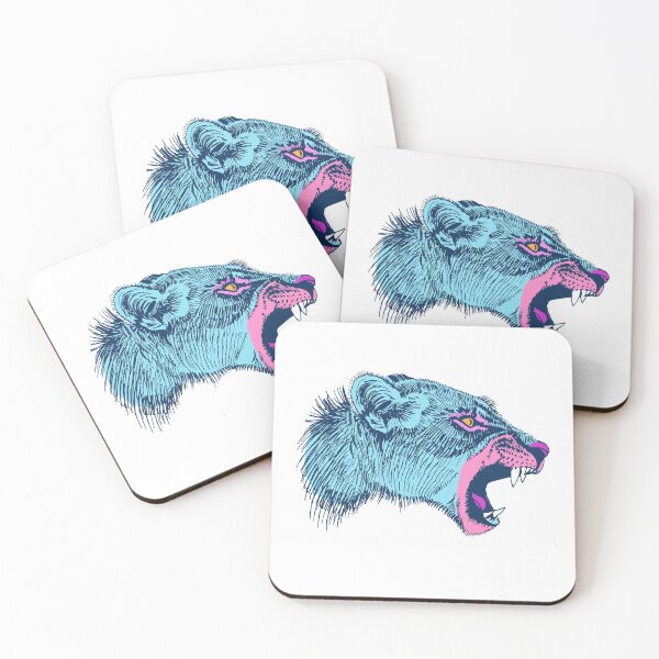 Item preview, Head of a wild cat roar designed and sold by LiliyaSavelieva.