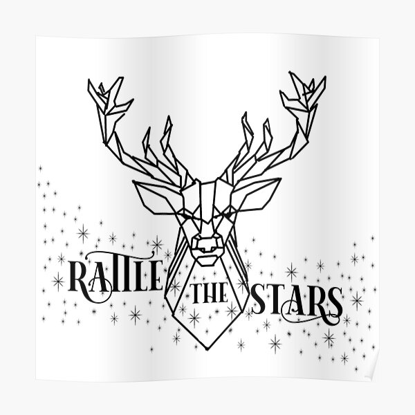 Rattle the stars Geometric Poster