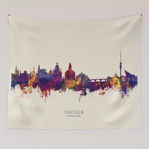 Item preview, Dresden Germany Skyline designed and sold by ArtPrints.