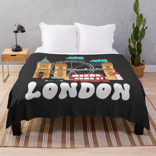 Item preview, Vintage London Bridge Bus United Kingdom Pride British Souvenir UK Big Ben Gift designed and sold by TopTeeShop.