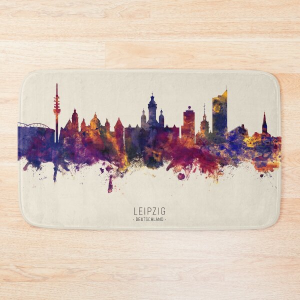 Item preview, Leipzig Germany Skyline designed and sold by ArtPrints.