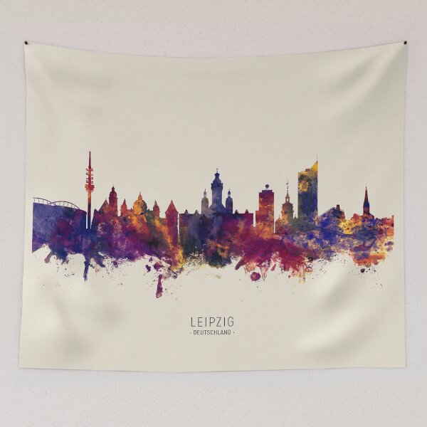 Item preview, Leipzig Germany Skyline designed and sold by ArtPrints.
