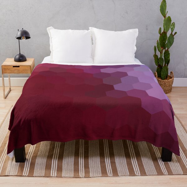 Item preview, POPPY RED AND LILAC HONEYCOMB designed and sold by EDDESIGNFORFUN.