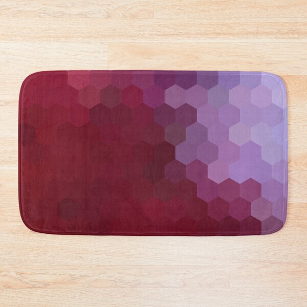 Item preview, POPPY RED AND LILAC HONEYCOMB designed and sold by EDDESIGNFORFUN.