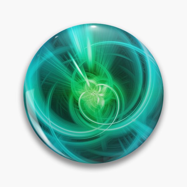 Item preview, Vórtice verde azulado y frío abstracto designed and sold by AmeliLure.
