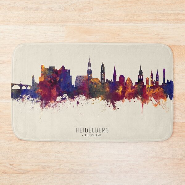 Item preview, Heidelberg Germany Skyline designed and sold by ArtPrints.
