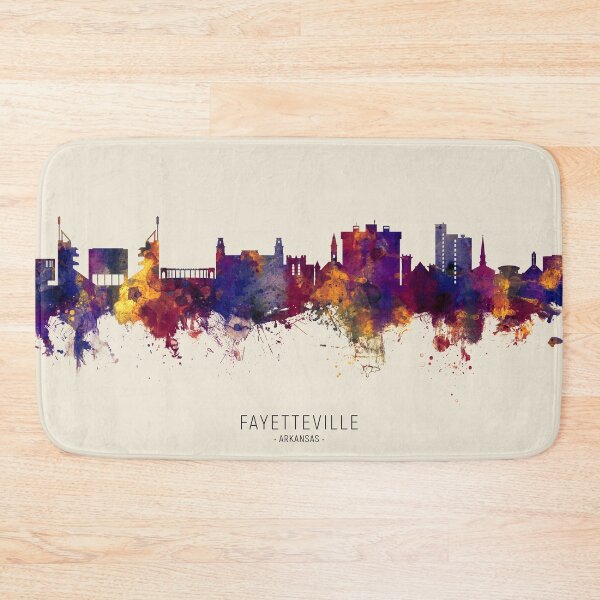 Item preview, Fayetteville Arkansas Skyline designed and sold by ArtPrints.