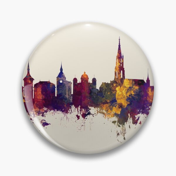 Artikelvorschau, Bern Switzerland Skyline entworfen und verkauft von ArtPrints.