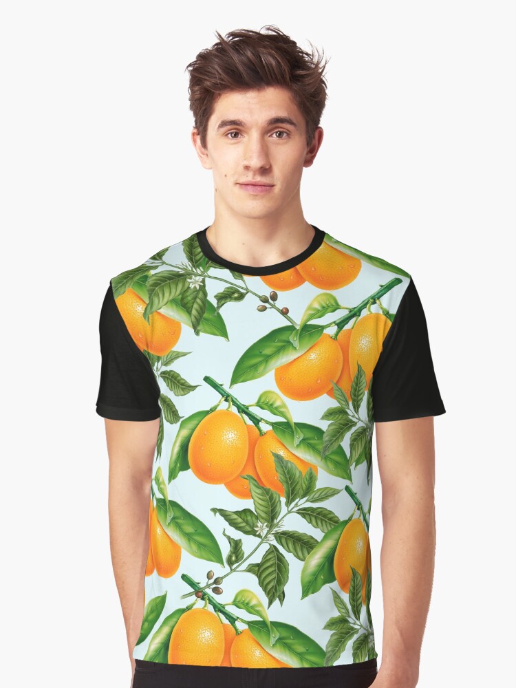 shirt with oranges on it