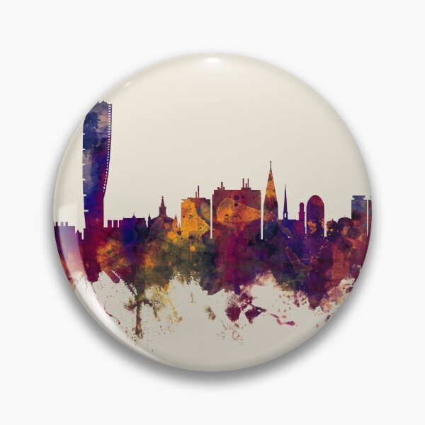 Item preview, Malmo Sweden Skyline designed and sold by ArtPrints.