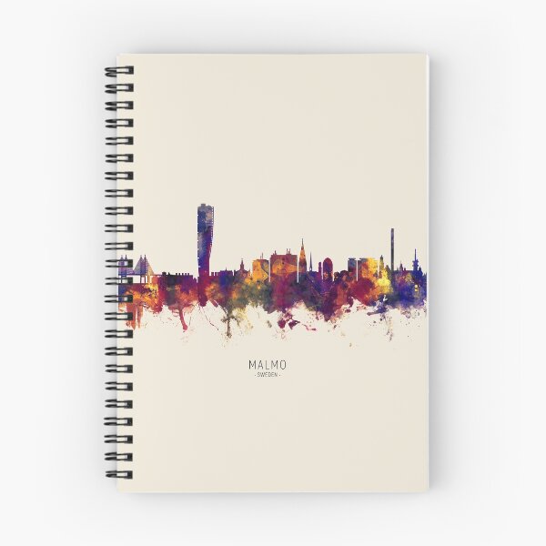 Item preview, Malmo Sweden Skyline designed and sold by ArtPrints.