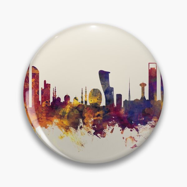 Item preview, Abu Dhabi Skyline designed and sold by ArtPrints.