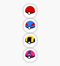Pokeballs Sticker