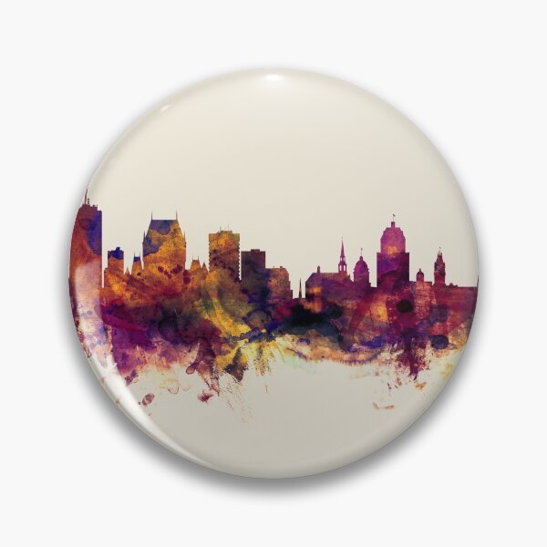 Item preview, Quebec Canada Skyline designed and sold by ArtPrints.