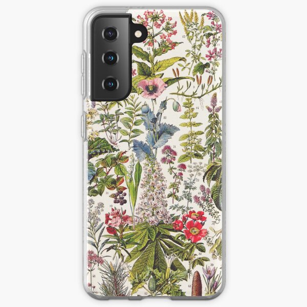 Adolphe Millot - Plantes Medicinales A - French vintage poster Samsung Galaxy Soft Case