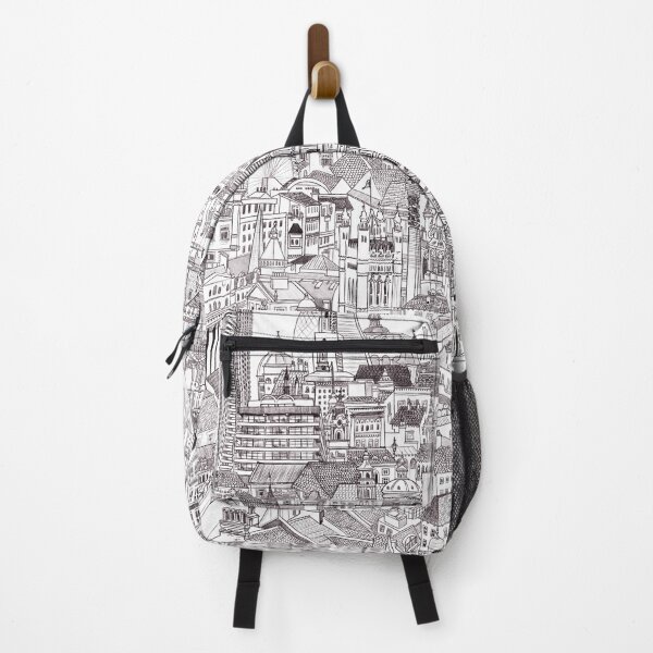 Item preview, London Art Print - illustrated cityscape designed and sold by JustineLecouffe.