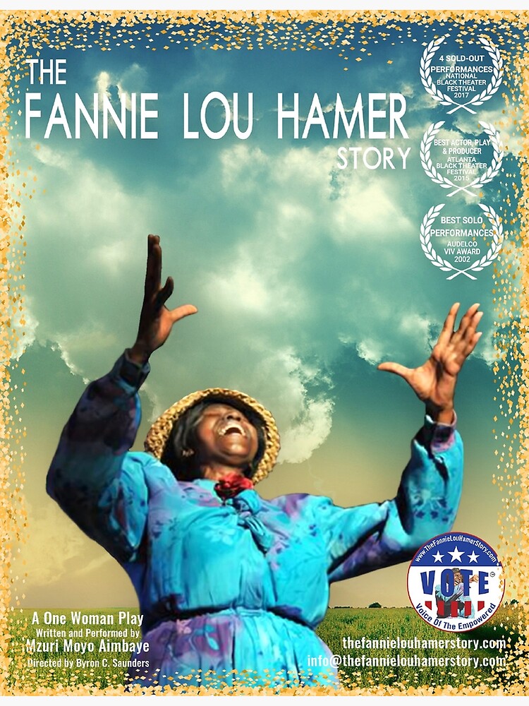 Fannie Lou Hamer Story Blue Sky Poster Premium Matte Vertical Poster ...