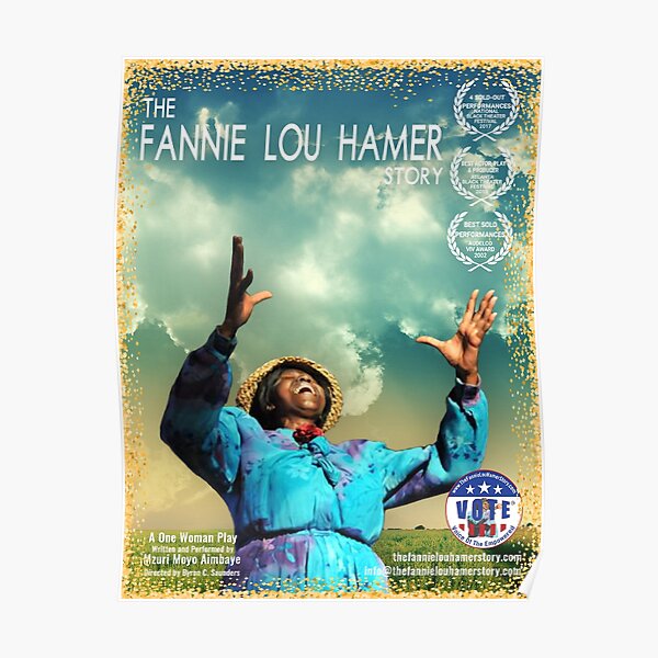 Fannie Lou Hamer Story Blue Sky Poster Poster