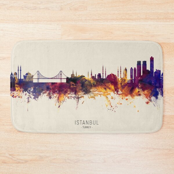 Item preview, Istanbul Turkey Skyline designed and sold by ArtPrints.