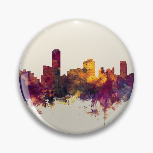 Item preview, Adelaide Australia Skyline designed and sold by ArtPrints.