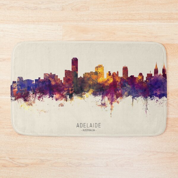 Item preview, Adelaide Australia Skyline designed and sold by ArtPrints.