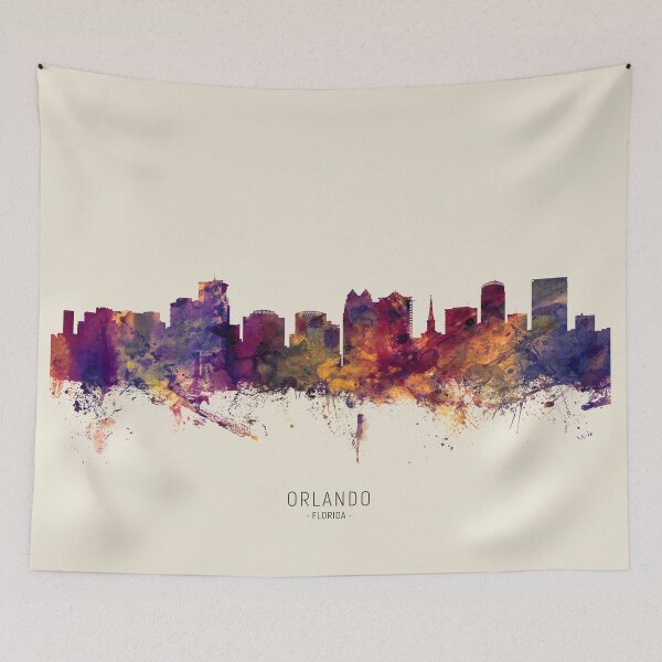 Item preview, Orlando Florida Skyline designed and sold by ArtPrints.