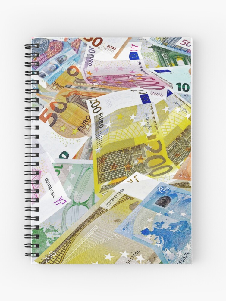 Money Euro Banknote" Notebook for Sale by Irinapol | Redbubble